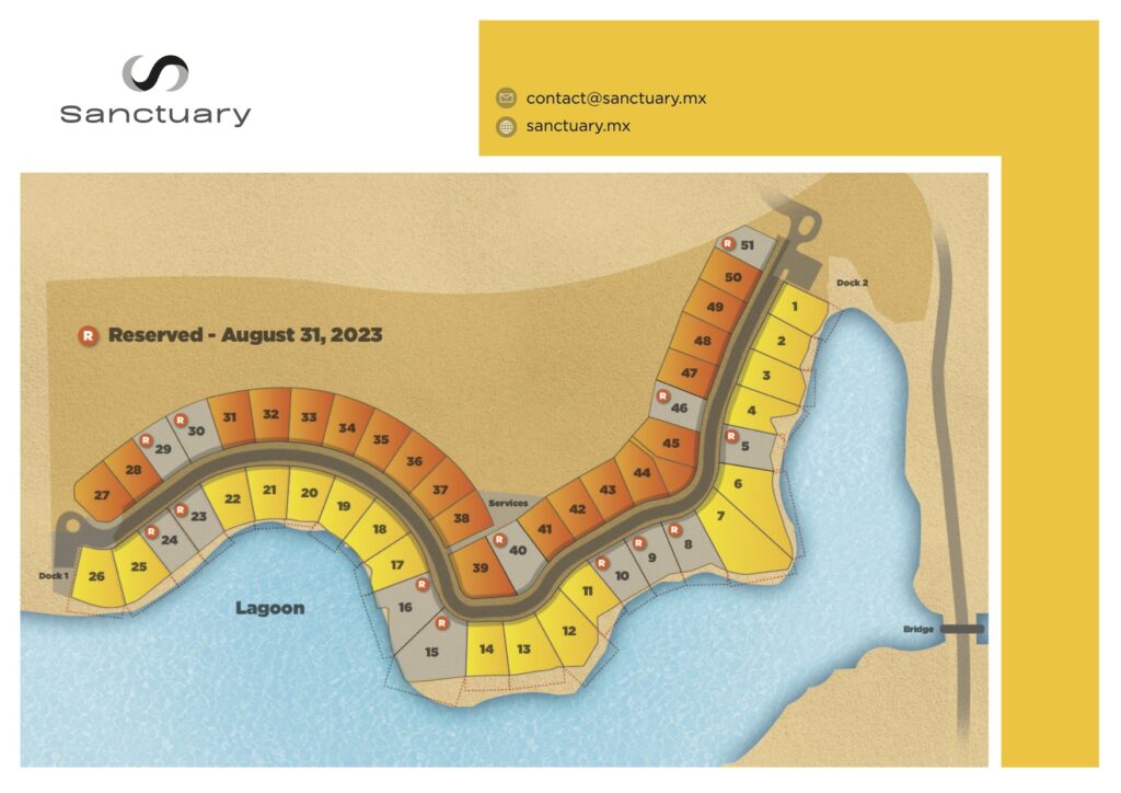 Sanctuary Islas Del Mar Map